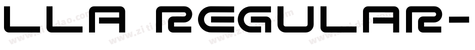 LLA Regular字体转换